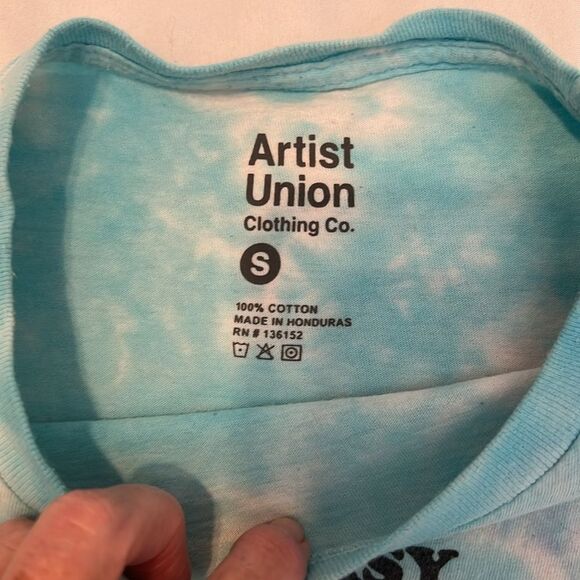 “Take it Easy” Eagles Jackson Browne size small short sleeve Tie-Dye T-Shirt GUC - Picture 4 of 6